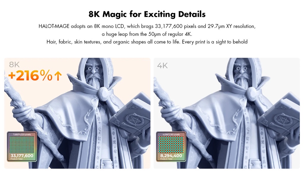 [new arrival] creality halot mage high speed 8k resin printing 3d printer 10.3