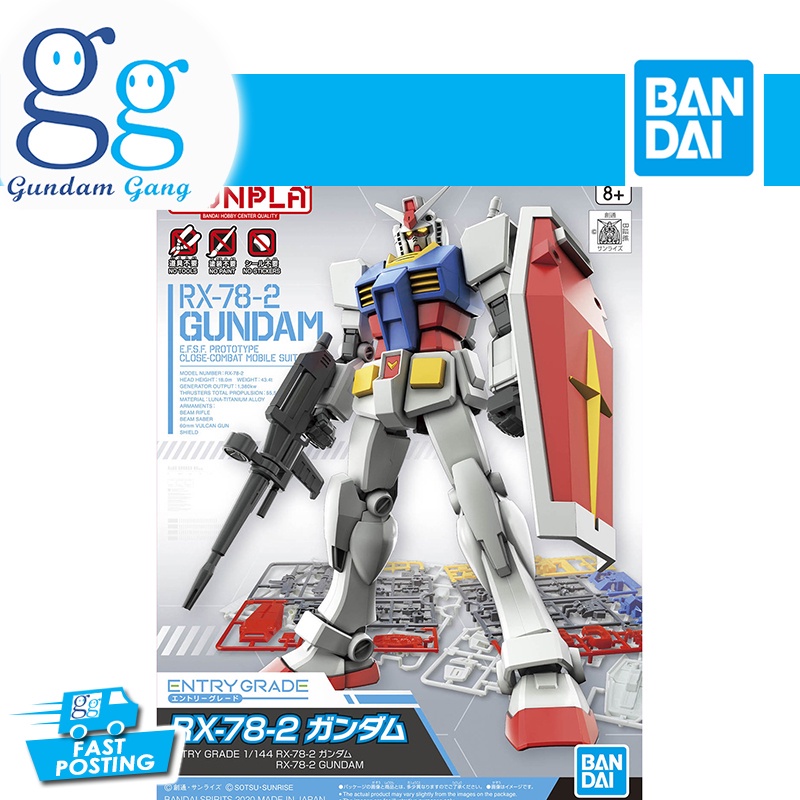 Entry Grade RX-78-2 Full Set | Normal Set | Gunpla Beginner