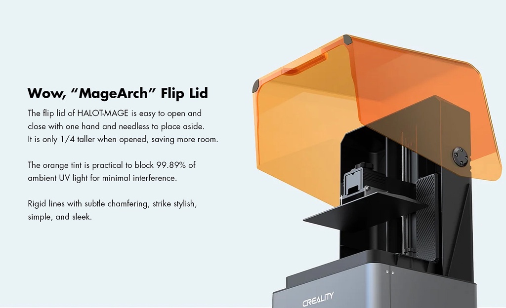 [new arrival] creality halot mage high speed 8k resin printing 3d printer 10.3