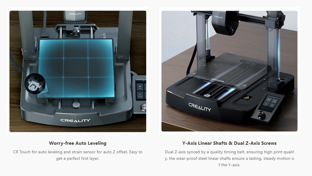 Creality ender 3 v3 se 3d printer fdm printer max 250mm/s printing speed auto leveling, user friendly fdm printer