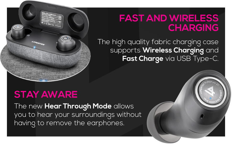 Lypertek PurePlay Z7, True Wireless Earbuds: Triple Hybrid Driver