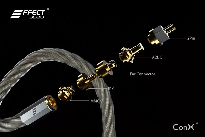 effect audio mars 8wire conx マルチコネクター 化 Effect Audio ConX / Con X Basic Set & Full Set Connectors-2Pin