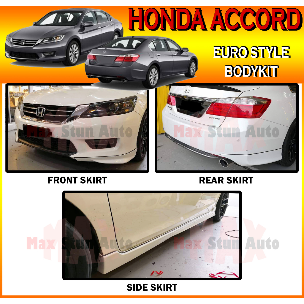 HONDA ACCORD 2014 2015 2016 EURO BODYKIT (EURO) BUMPER SKIRT LIP ACCORD