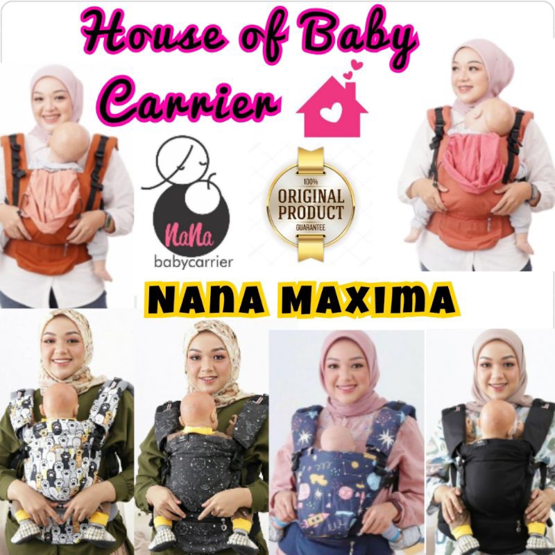 TEBUS VOUCHER DISKAUN Nana Maxima baby carrier ergonomic.