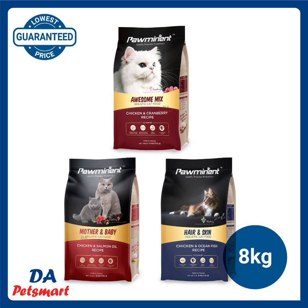 Pawminent Holistic Cat Dry Food 8kg Shopee Malaysia