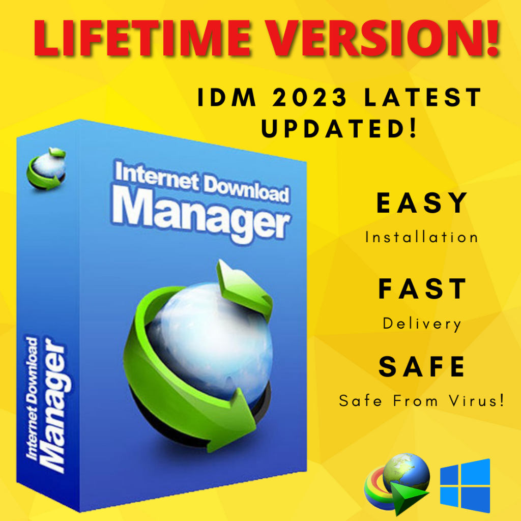 Original Lifetime IDM Internet Download Manager 2023| Free Virus | Easy Install | Boost Speed