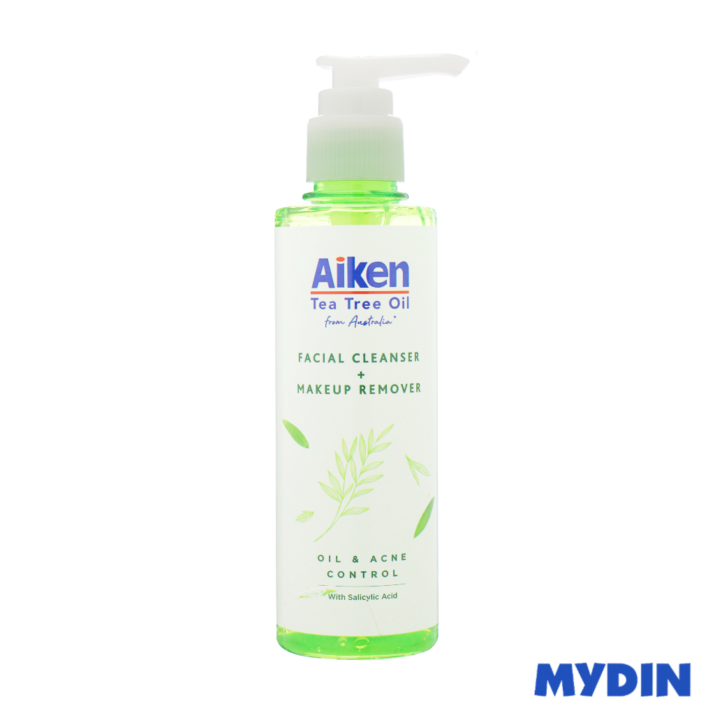 Aiken Tea Tree Oil Facial Cleanser & MakeUp Remover (150ml) Shopee