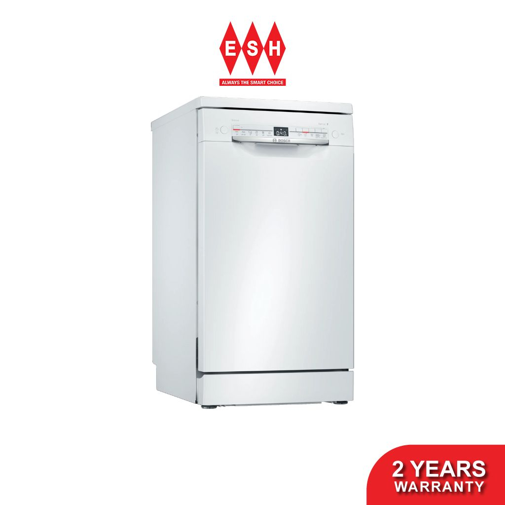 Bosch SPS2HKW57E 45cm Series 2 Freestanding Dishwasher (White)