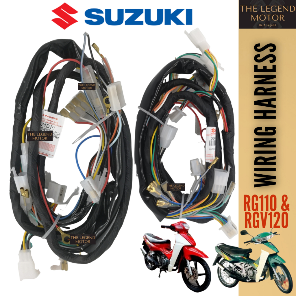 RGV120 RG110 RGX RGSPORT RGV 120 RG 110 WIRING HARNESS BODY WIRE SET WAYERING WAYER WAYARING WAYAR SET WYRE ORI SUZUKI