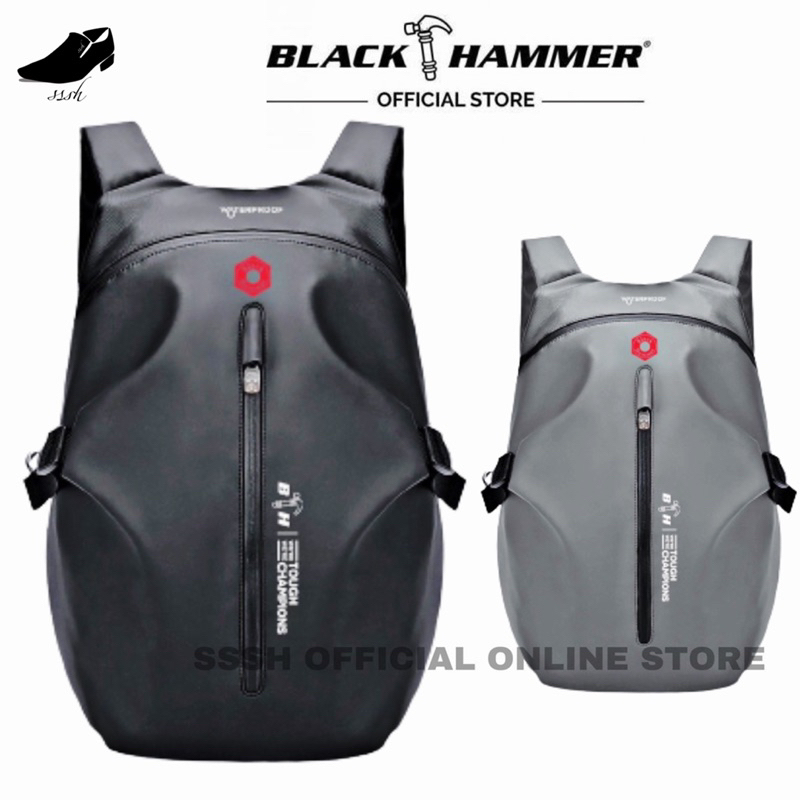 Black Hammer Men Motorcycle Waterproof Backpack WK001 001
