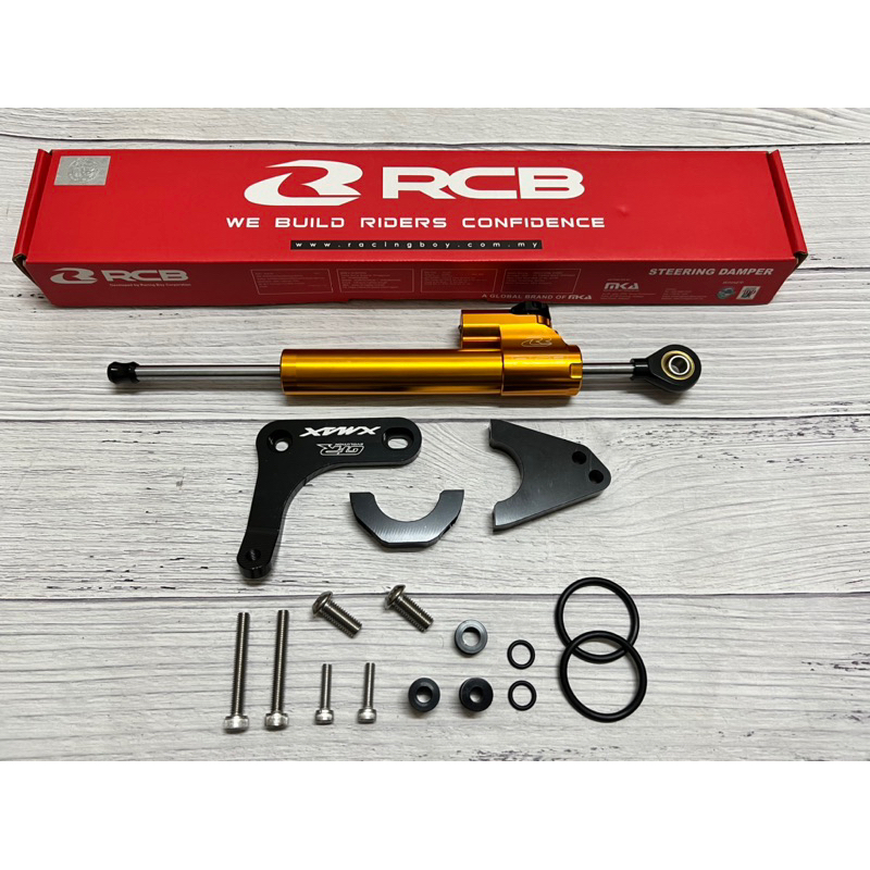 RCB S LINE STEERING DAMPER YAMAHA XMAX XMAX 250/300 HANDLE DAMPER