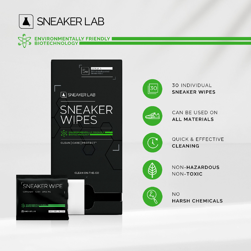 Sneaker LAB Shoe Cleaner Wipes (30's)