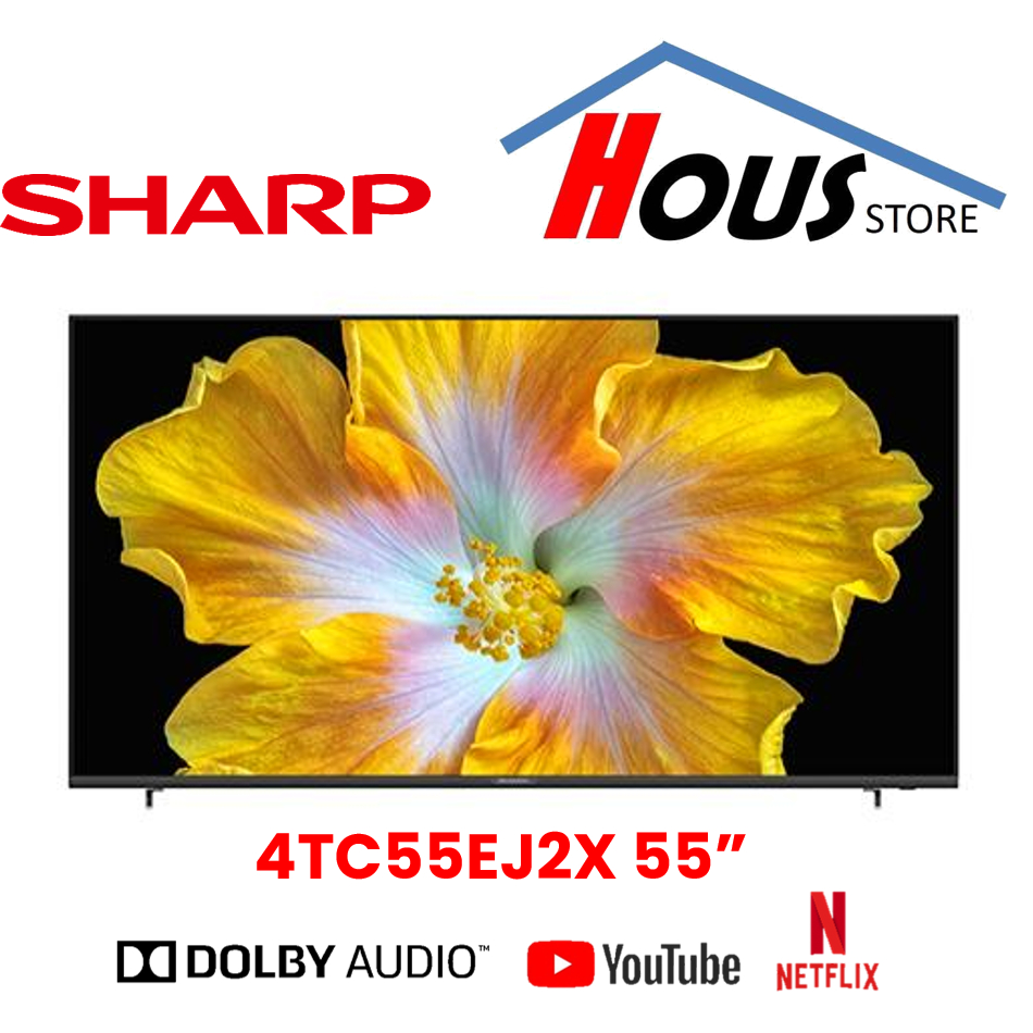 SHARP 55 Inch TV 4TC55EJ2X 4K UHD SMART TV Shopee Malaysia