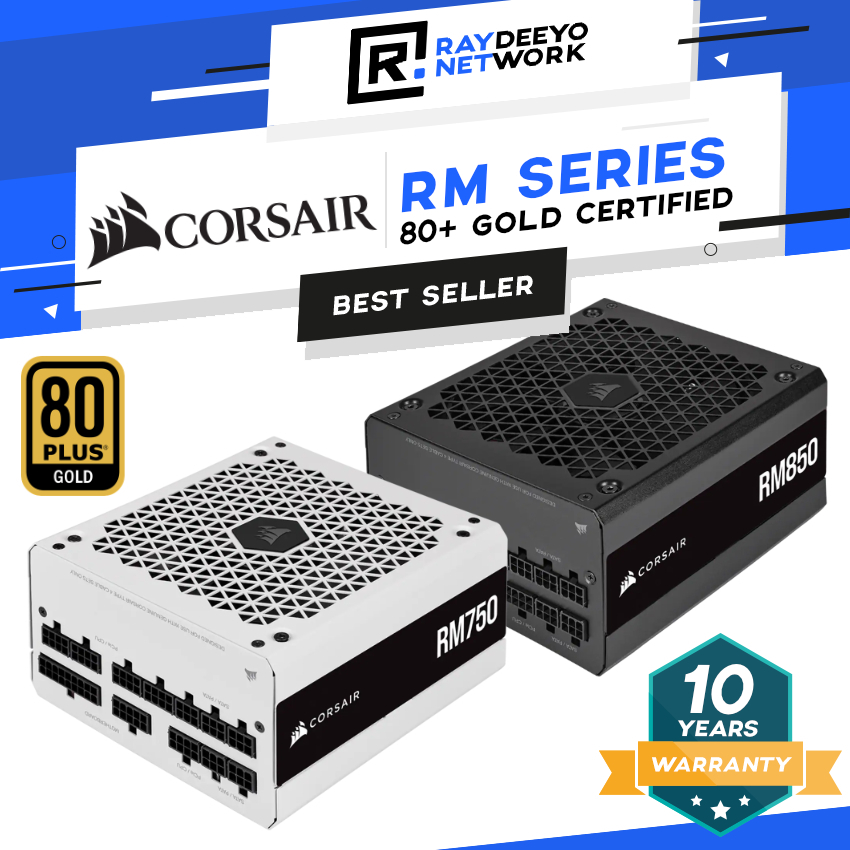 Corsair RM650 / RM750 / RM850 750W / 850W GOLD Full Modular ATX PSU