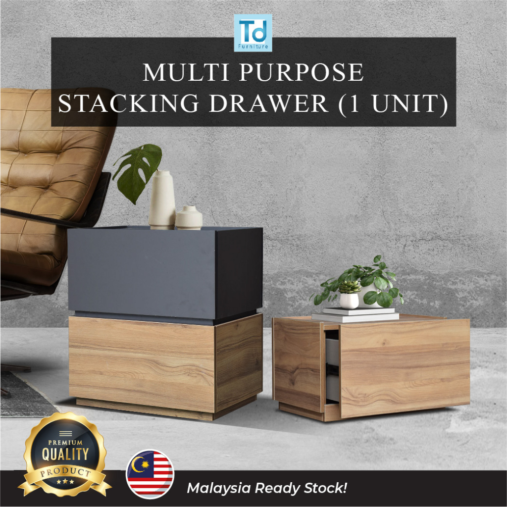 High Quality Melamine Modular Multipurpose Wood Stacking Storage Box