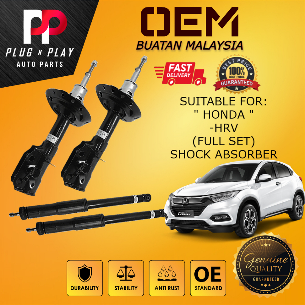 OEM HONDA HRV SHOCK ABSORBER FRONT SET & REAR SET ORIGINAL IMPORTED