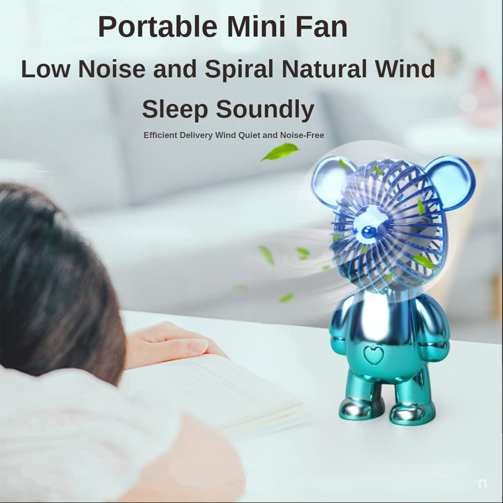 Kipas Mini Fan Portable Kipas Tangan Rechargeable Fan Cute Fan Mini Kipas USB Small Fan Panda Fan Kipas Meja 迷你风扇