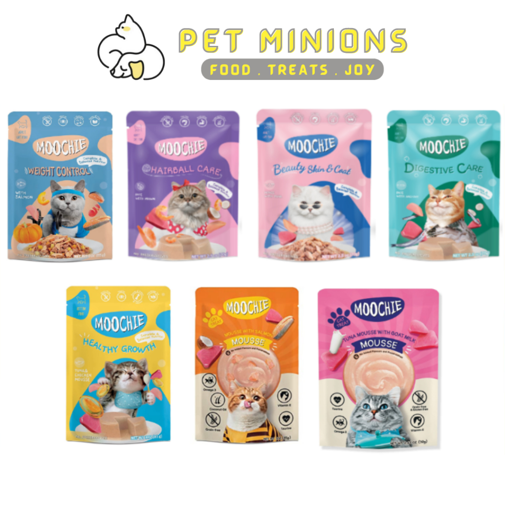 [Ready Stock] Moochie Cat Pouch Complete and Balance Wet Food 70g / Makanan Kucing / Cat Wet