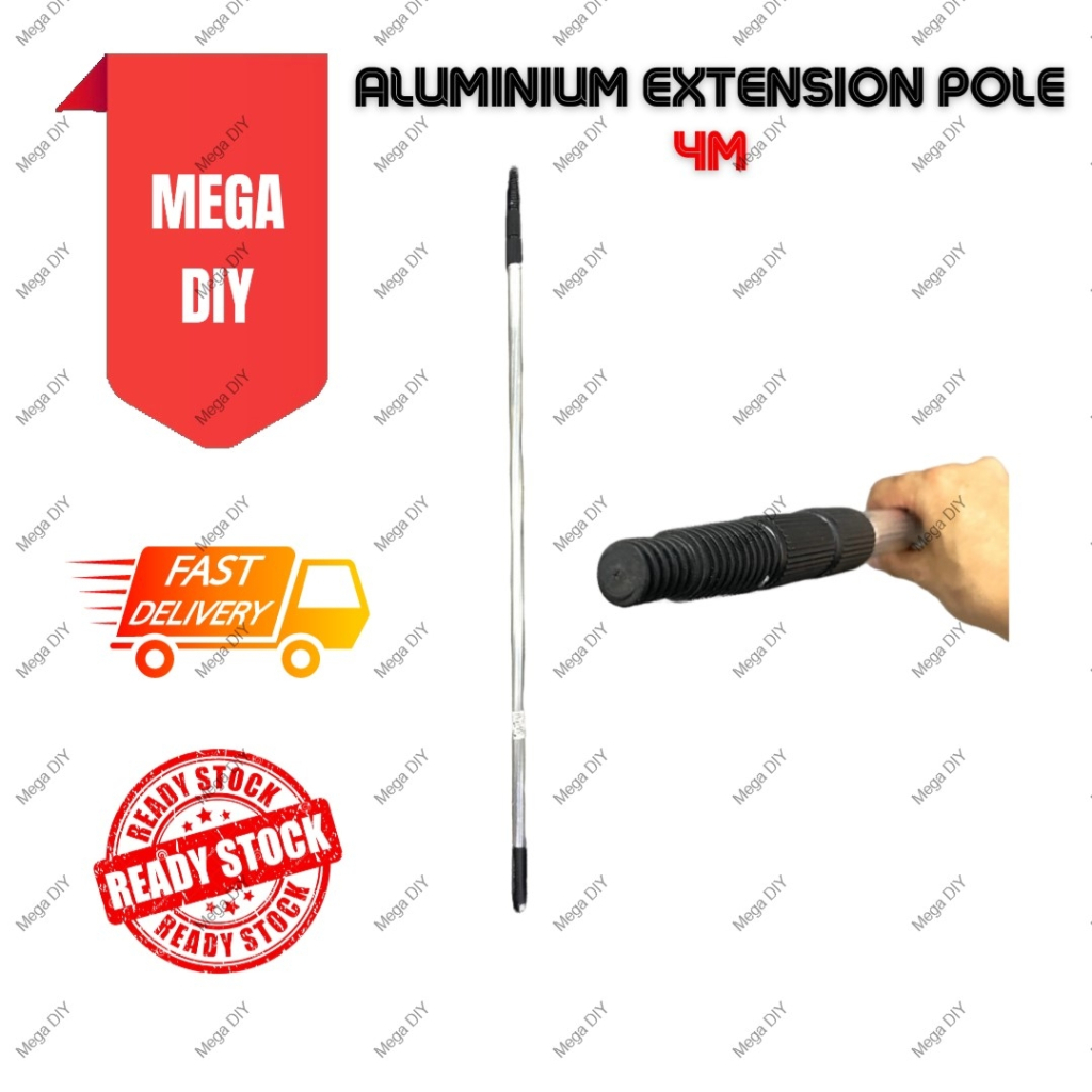 4M Paint Roller Extension Pole Aluminum / Batang Panjang Cat Extend