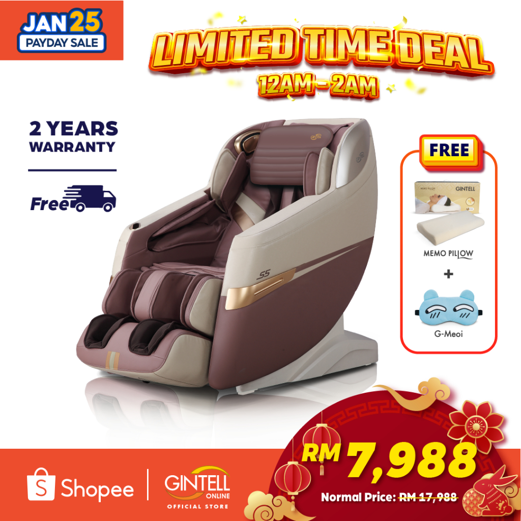 Gintell S5 Ai Massage Chair Shopee Malaysia