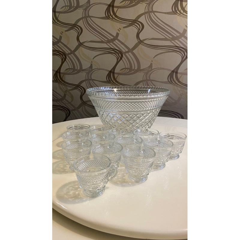 Vintage Fruit Punch Bowl | Shopee Malaysia