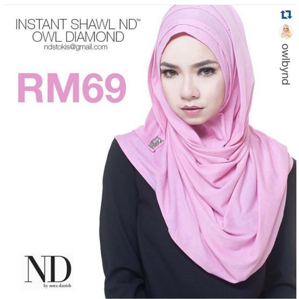 CLEARANCE STOCK | Owlbynd | Tudung by Nora Danish | Semi Instant | Tudung Murah | Shawl