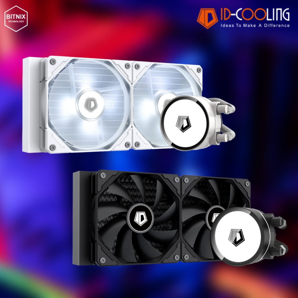 IDCOOLING FROSTFLOW 240 XT CPU Liquid Cooler ( BLACK / SNOW ) Shopee