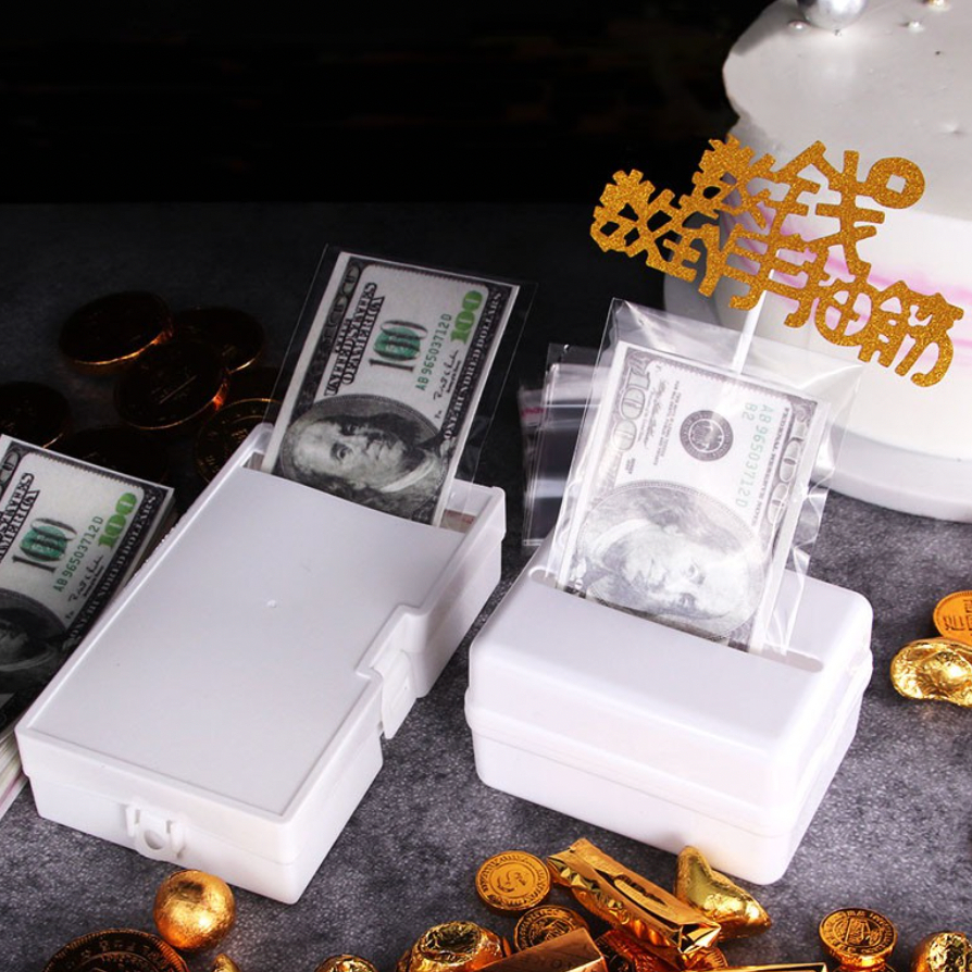 MONEY PULLING BOX LARGE 20PCS MONEY DISPENSER BOX PULLING BOX FOR CAKE