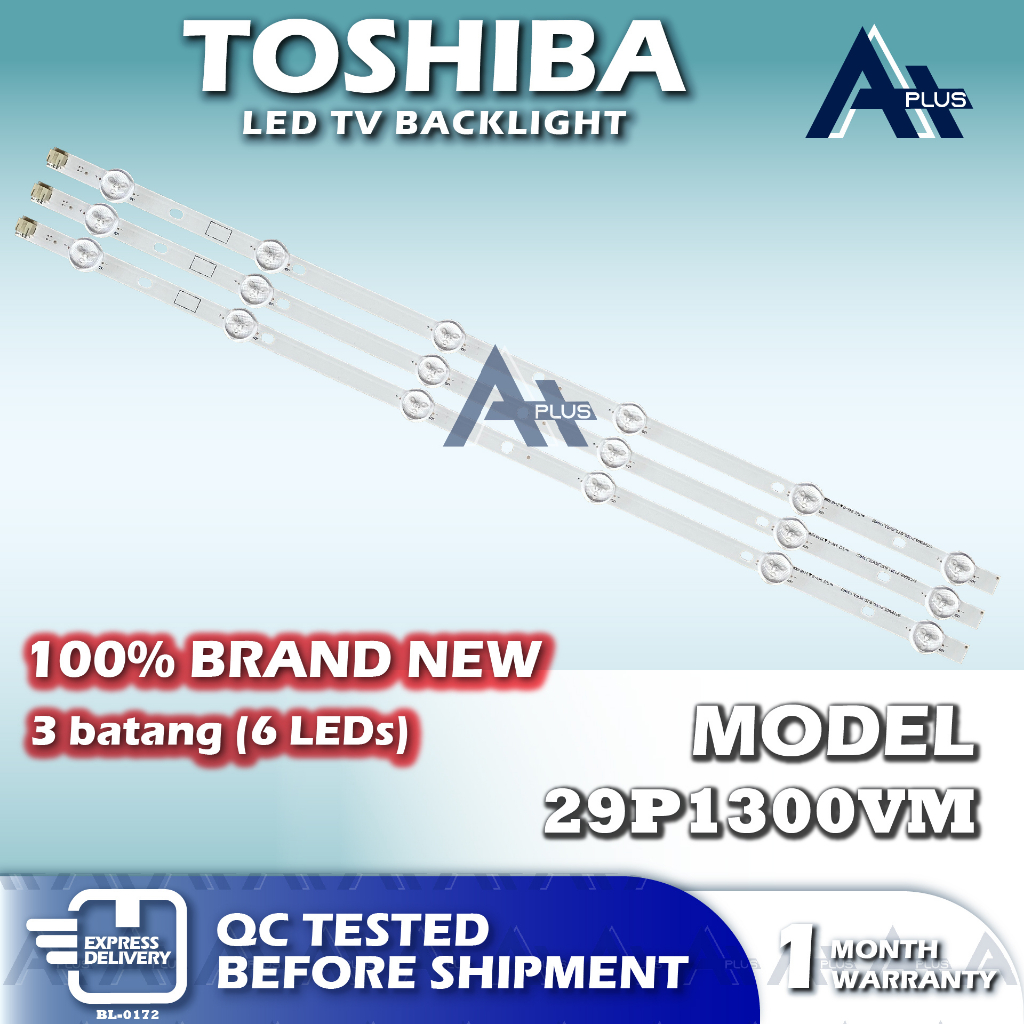 29P1300VM TOSHIBA 29" LED TV Backlight 29 INCH Lampu TV 29P1300 29P-1300VM 29P 1300VM