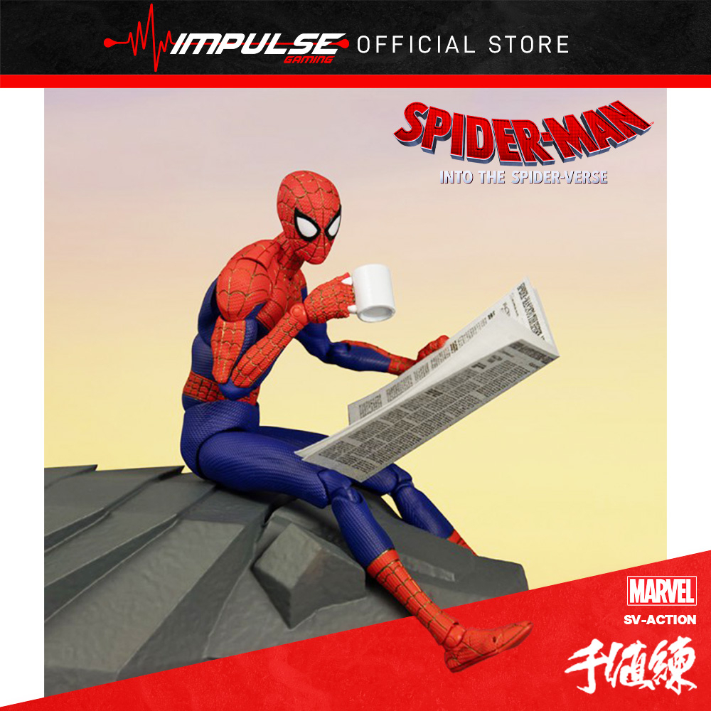 Sentinel-Toys SV-ACTION Peter B. Parker / Spider-Man Oversea Ver. /  Spider-Man: Into the Spider-Verse | Shopee Malaysia