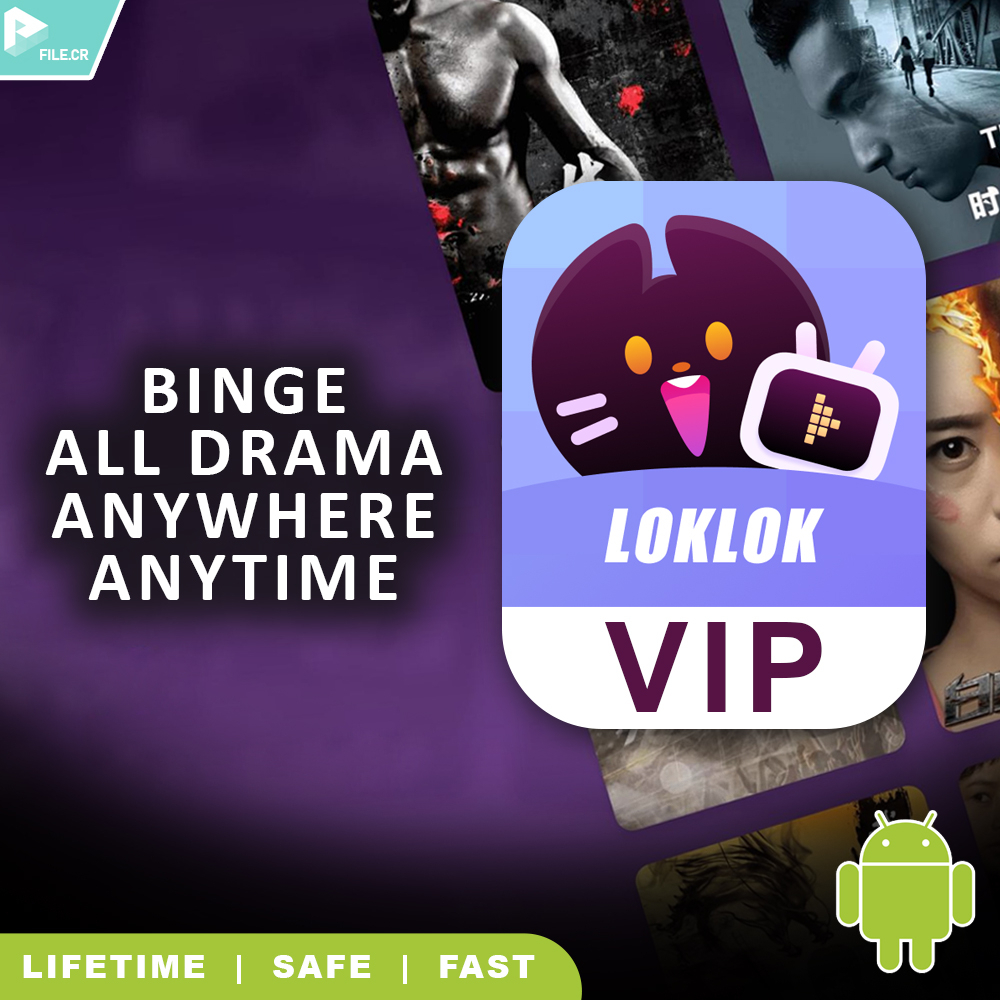No Ads LokLok Original Login & 1080P MOD APK EASY INSTALL LIFETIME PREMIUM FAST DELIVERY SAFE