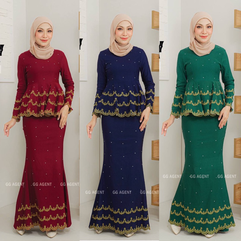 DOLLY PEPLUM MINI KURUNG RAYA COLLECTION | Shopee Malaysia