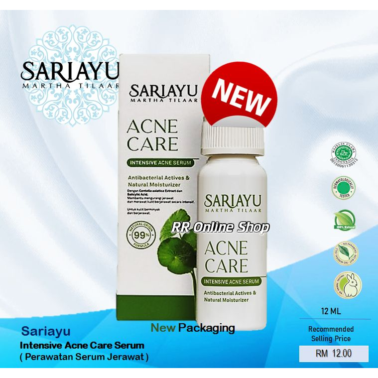 Sariayu Intensive Acne Care Serum / Lotion 12ml Shopee Malaysia