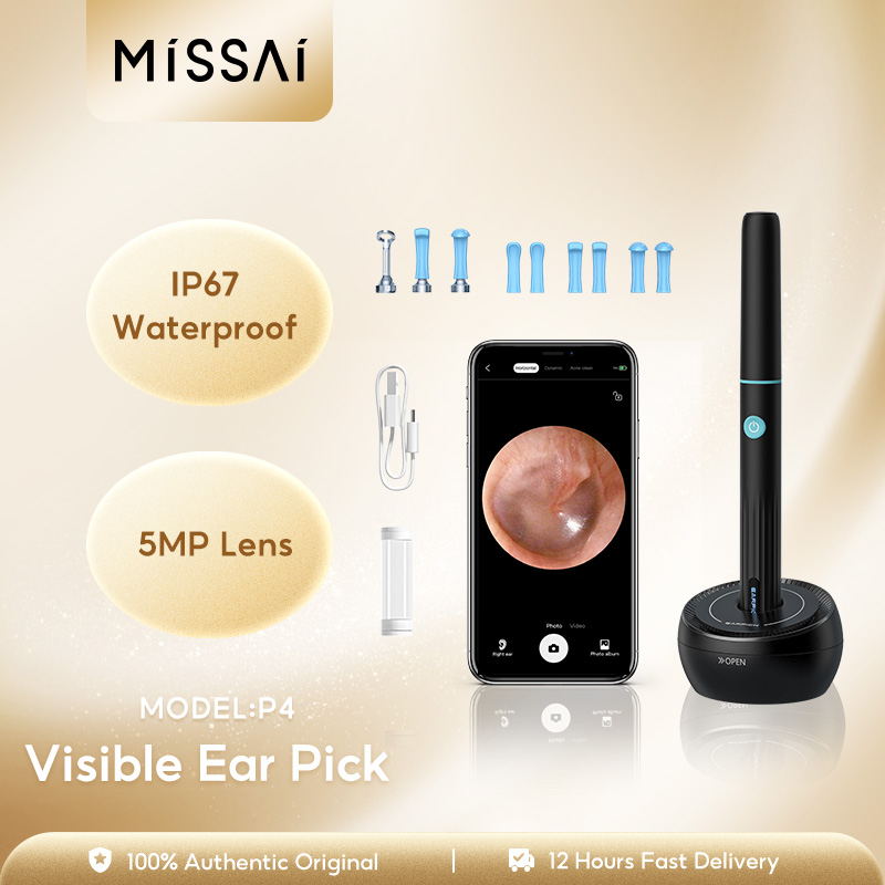 MISSAI P4 Wireless Endoscope for Ear Cleaning Android&Iphone Digital