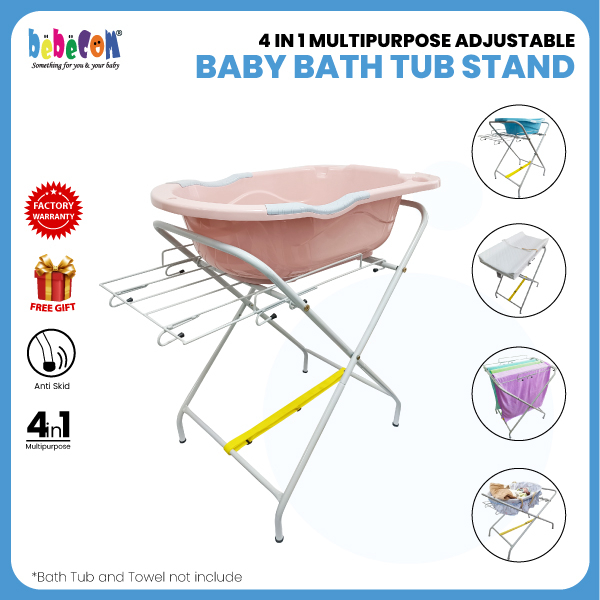 READY STOCK Multipurpose Bath Tub Stand with Bath Tub Stopper (BIG