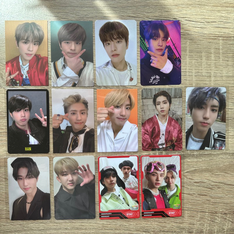 STRAY KIDS MAXIDENT ODDINARY PHOTOCARDS tags bangchan lee know changbin ...