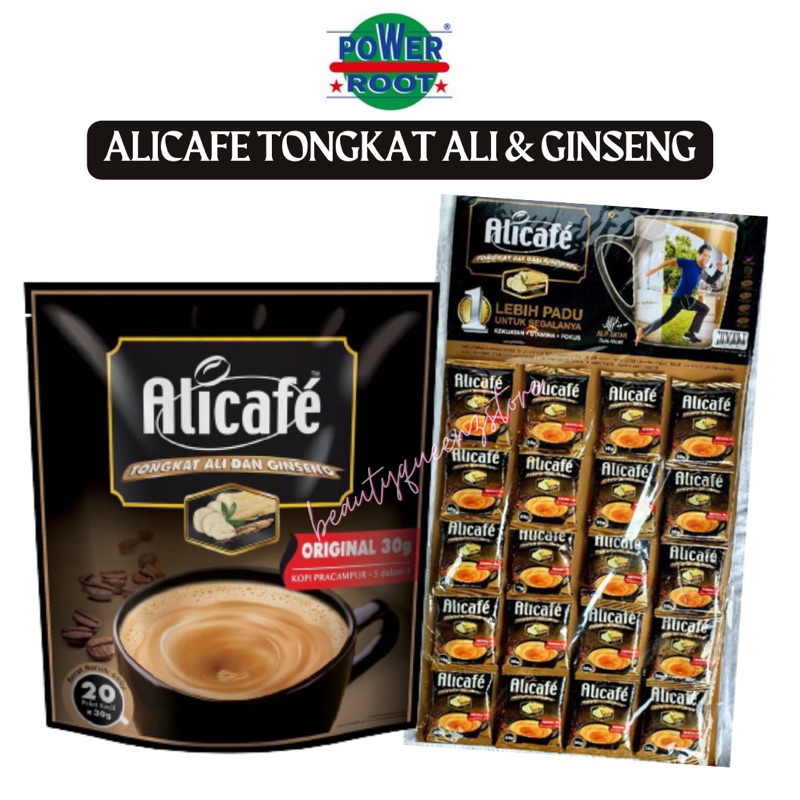 Ali cafe Tongkat Ali & Ginseng Original (30gm x 20 Sachets)