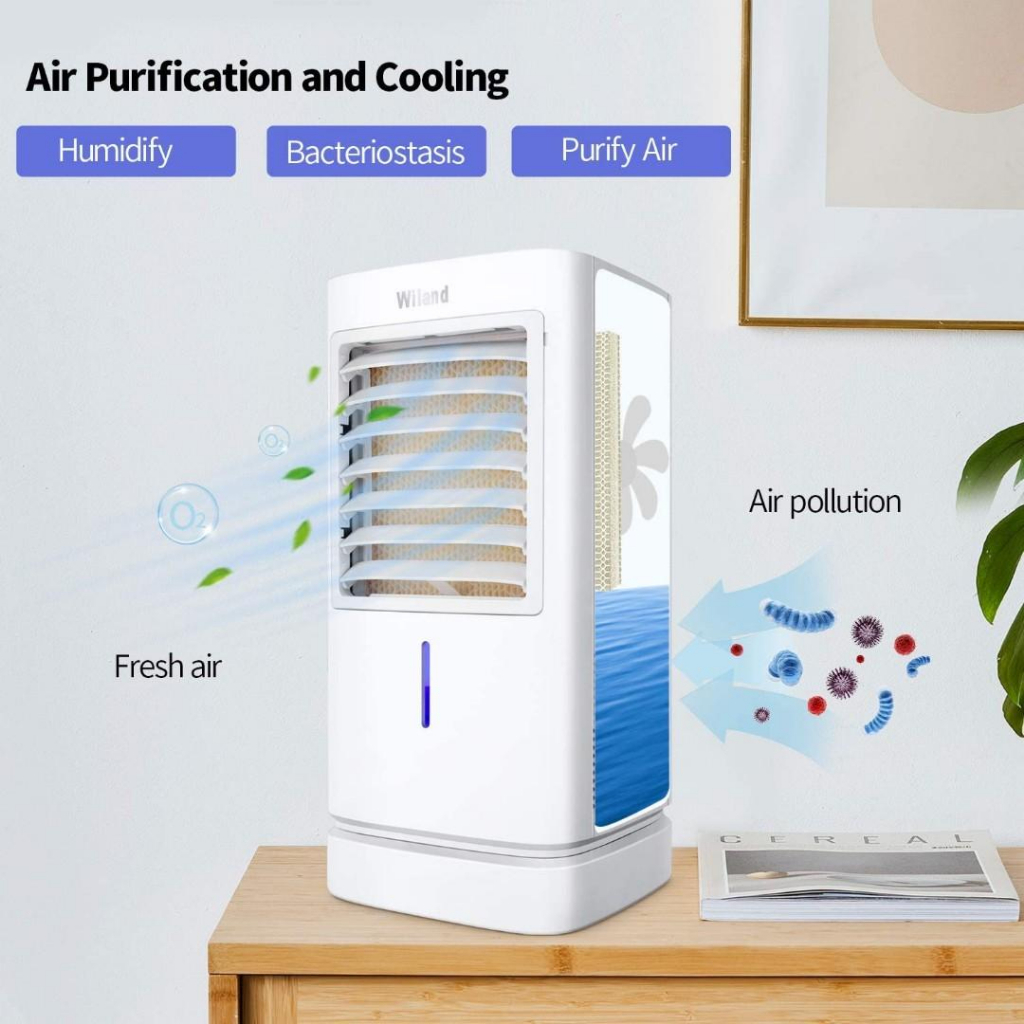 Air Cooler Portable Air Conditioner Personal Spacedesk Fan Mini 