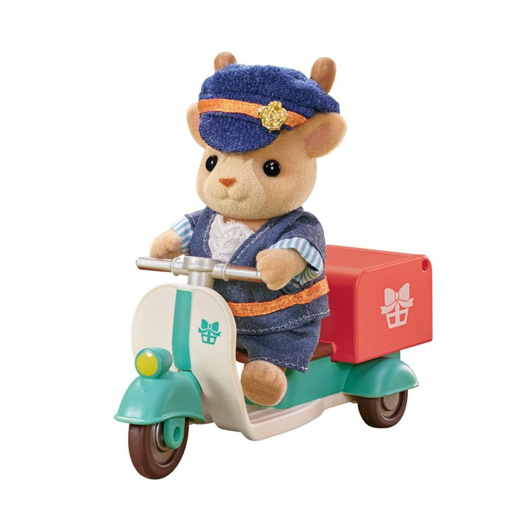 [Direct from Japan] EPOCH Sylvanian Families Delivery Motorcycle set Reindeer Mother Japan NEW