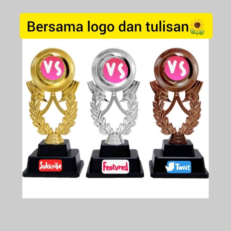 Trophy/Piala/Hadiah/Plag/Plak/Cenderahati bersama tulisan | Shopee Malaysia