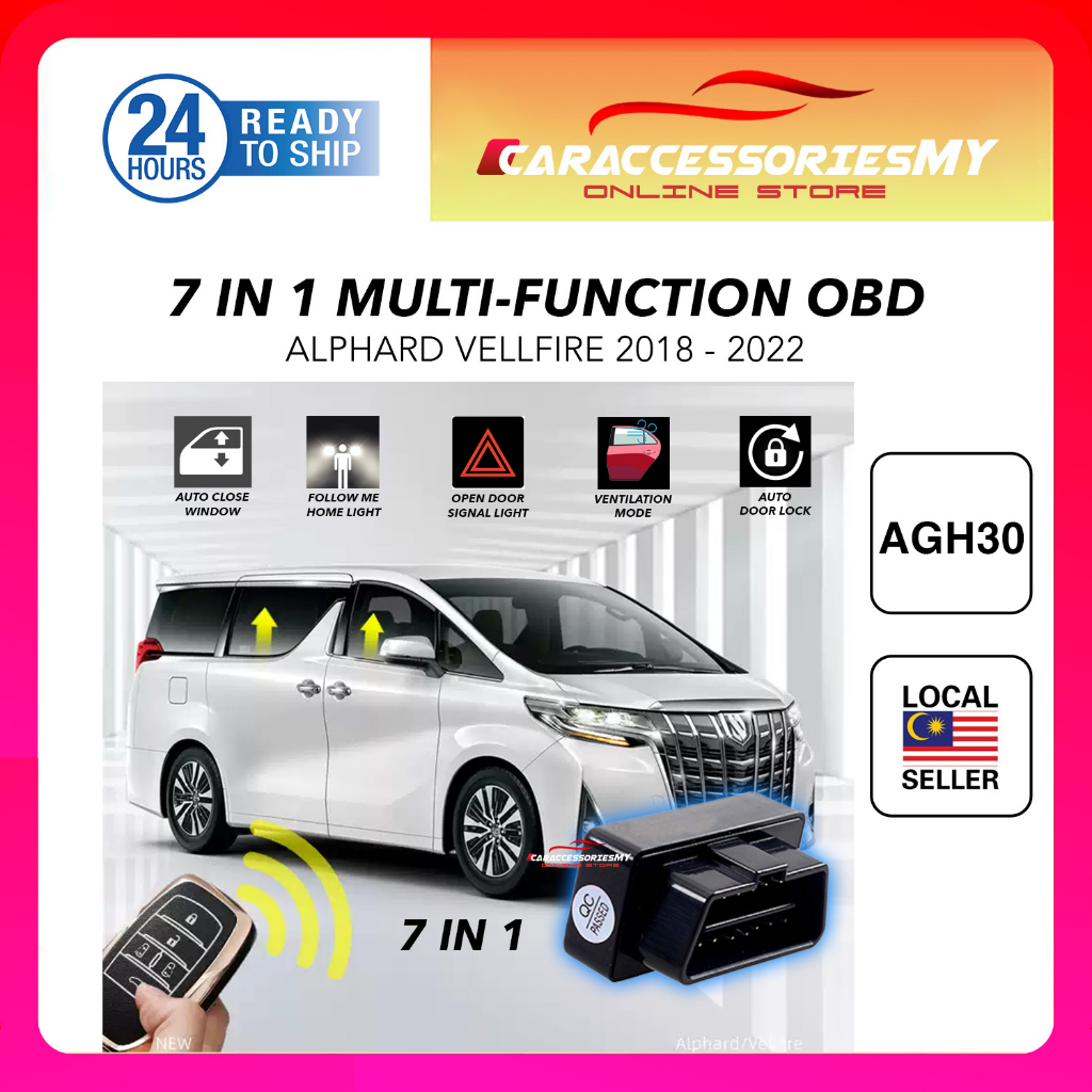 Toyota Alphard Vellfire obd auto close window up system auto lock 2018 ...