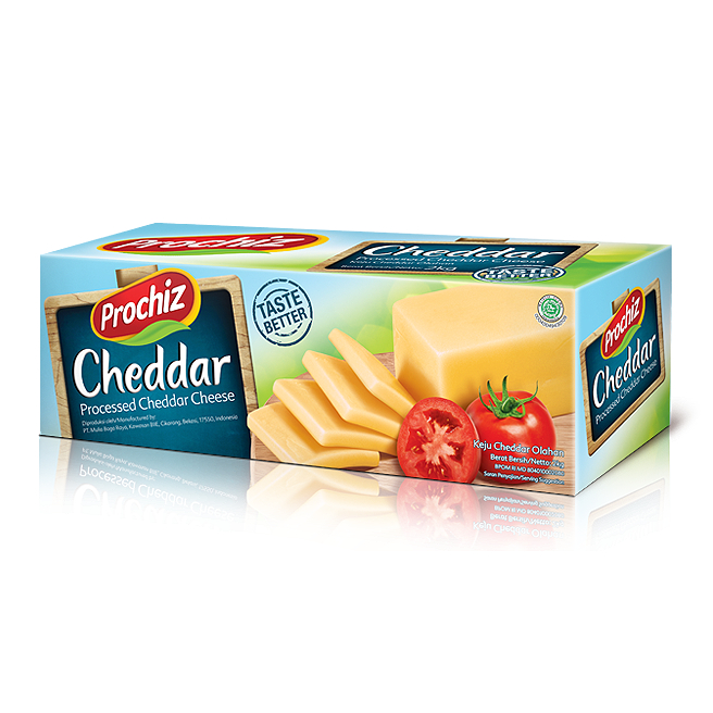 Prochiz Processed Cheddar Cheese Block 2kg (Keju Cheddar Olahan Prochiz