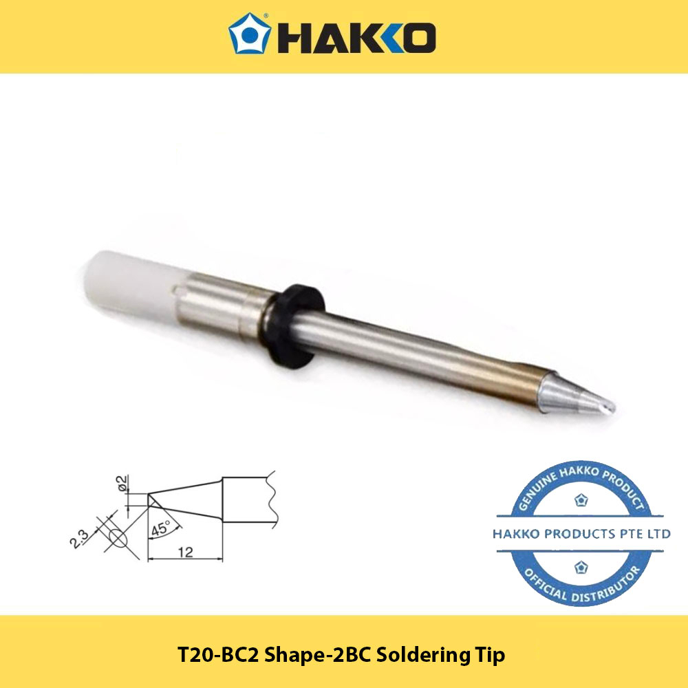 HAKKO T20BC2 Shape2BC Soldering Tip Hakko Products T20 Soldering