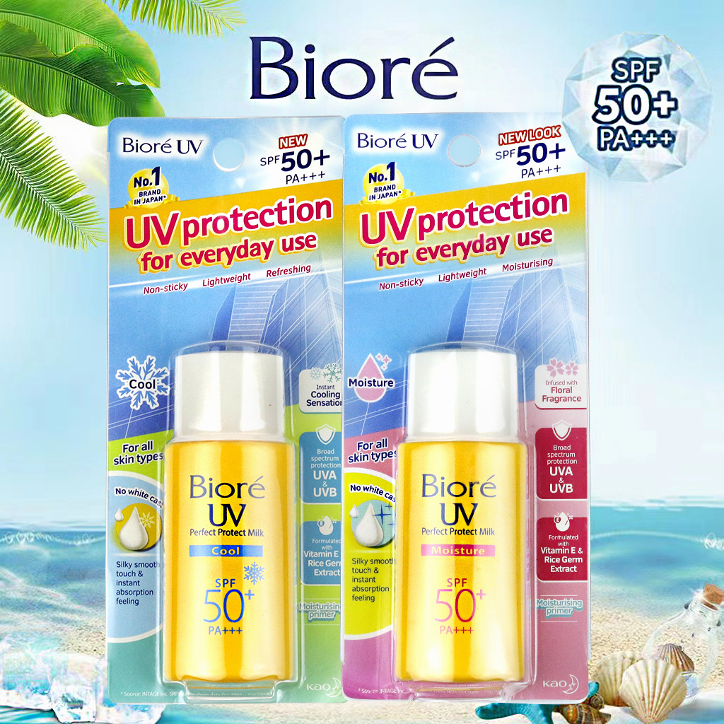 BIORE UV Sunscreen Perfect Milk Moisture Perfect Protect Milk Cool
