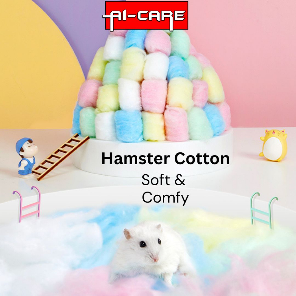 Hamster Cotton Soft Cotton Balls Small Animal Breathable Warm Hamster