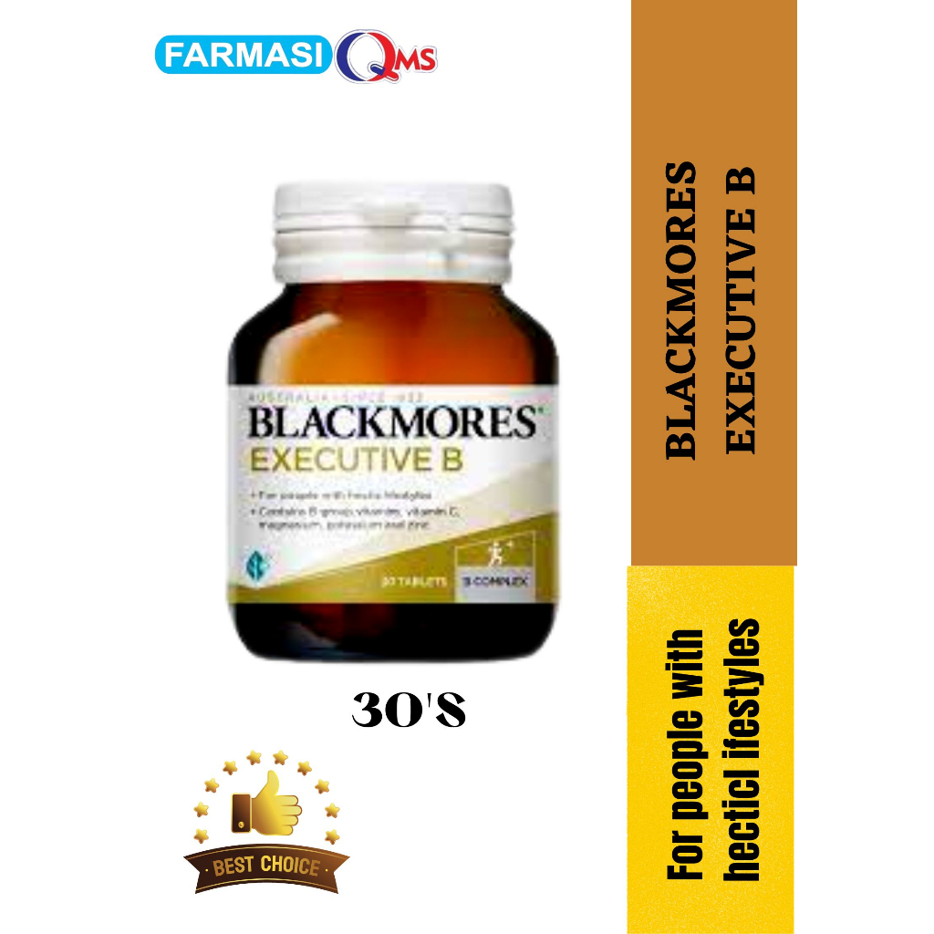 100% ORIGINAL BLACKMORES EXECUTIVE B 30 TABLETS | Shopee Malaysia