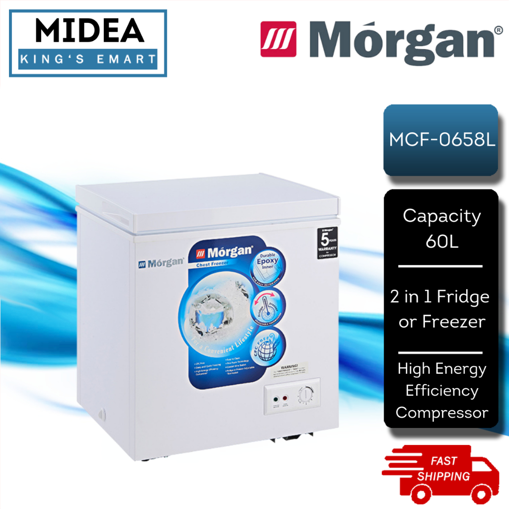 60L Mini Chest Freezer MCF0658L Shopee Malaysia