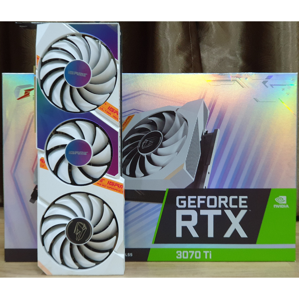 Colorful iGame RTX 3070 Ti White NVIDIA GeForce Graphic Display Unit ...