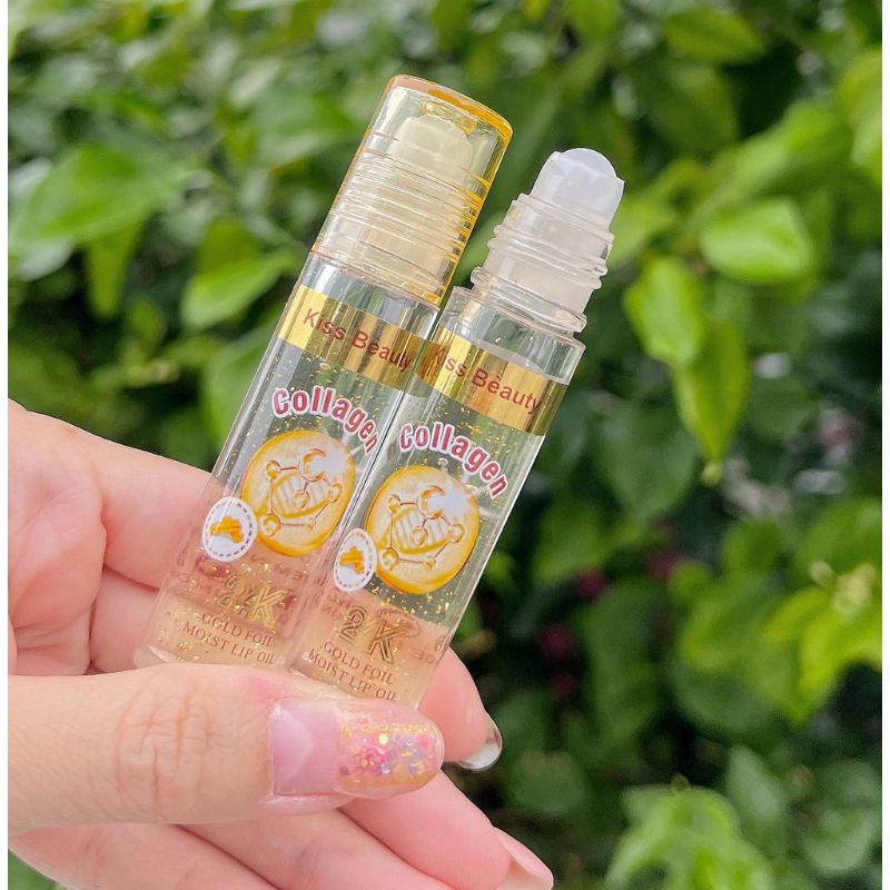KISS BEAUTY COLLAGEN 24K Lip oil Shopee Malaysia