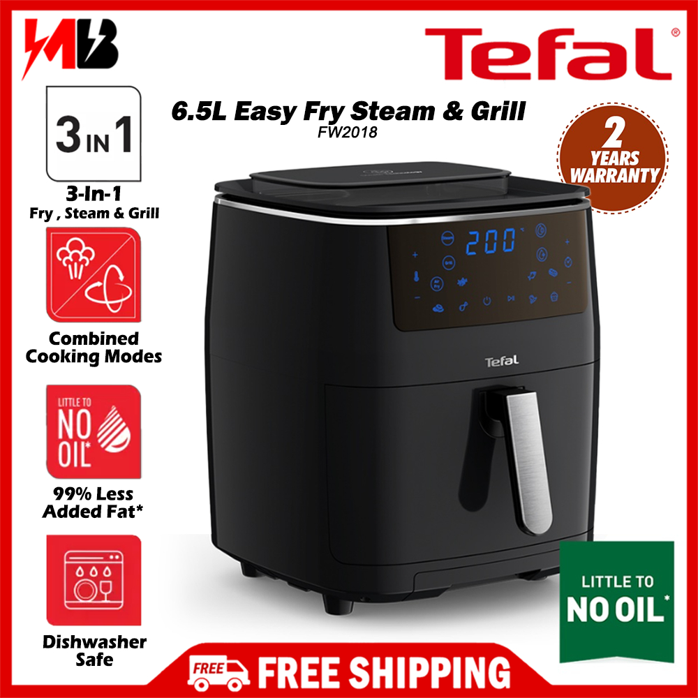 [NEW] Tefal 3in1 Multifunction Easy Fry, Grill & Steam Air Fryer (6